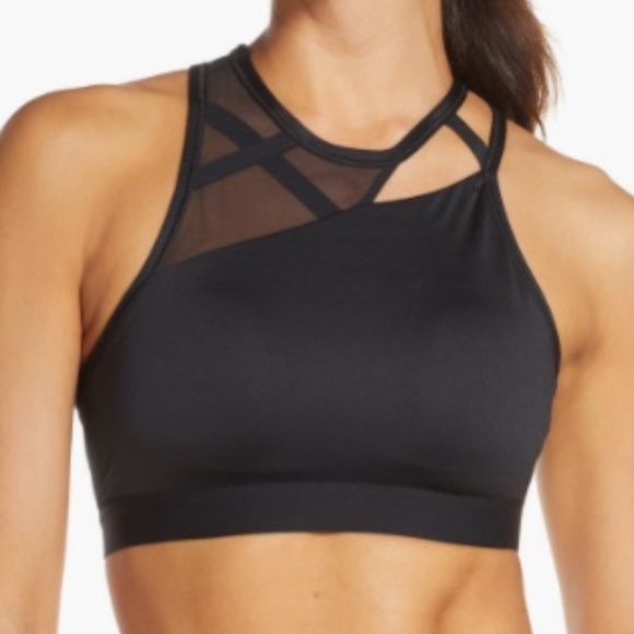 Nike Other - Nike Swoosh Rebel Slash Sports Bra